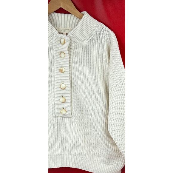 Sezane Ecru Lucas Jumper - Picture 10 of 14